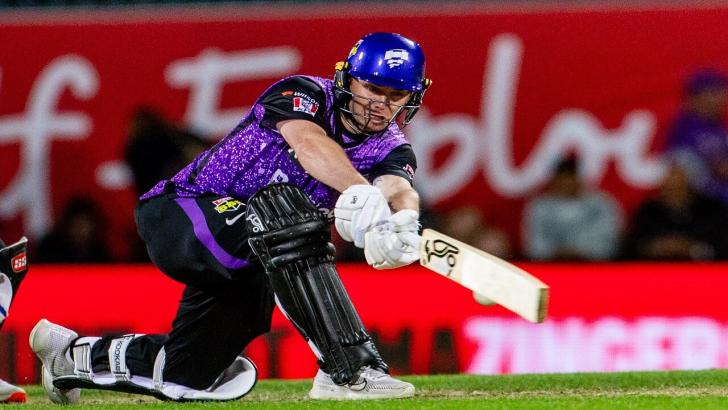 Jake Hobart batting for Hobart Hurricanes